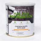 Notnahrung Chicken Fajita mit Reis