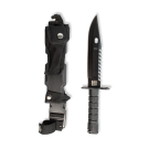 Survival Messer US Military Schwarz