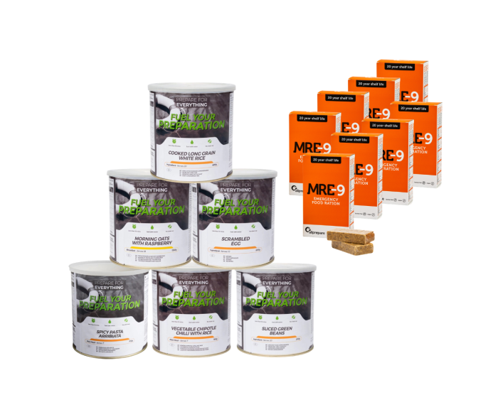 Notration 14 Tage vegetarisch – 25 Jahre Haltbarkeitsdauer main product photo