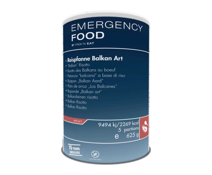 Katadyn Notfallration Risotto mit Rindfleisch aus der Dose main product photo