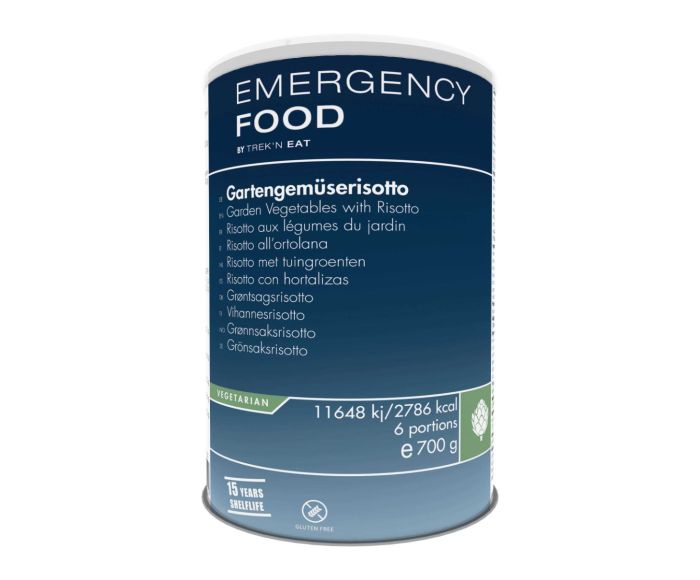 Katadyn Notfallration Vega Risotto mit Gartengemüse Dose main product photo