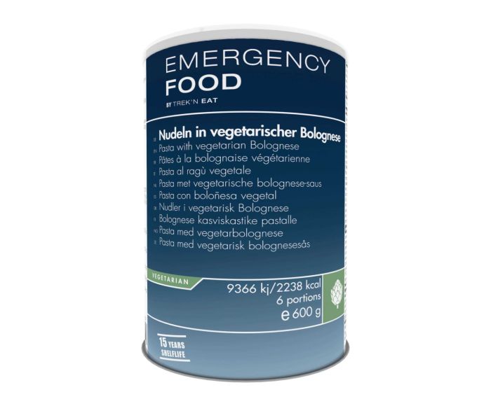 Katadyn Notfallration Vegetarische Pasta Bolognese Dose main product photo