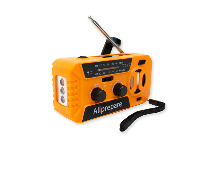 Allprepare Notfallradio mit Batterien main product photo