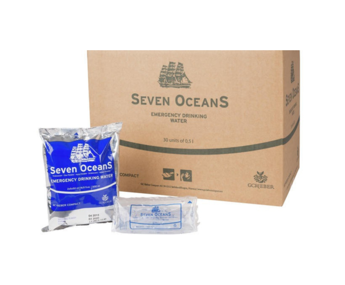 Trinkwasser Ration Seven Oceans 7 Tage