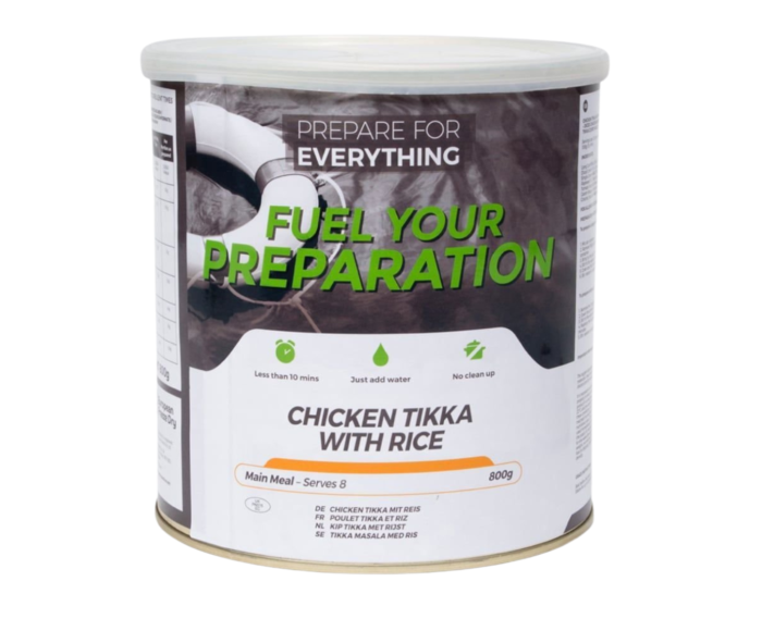Notnahrung Chicken Tikka mit Reis main product photo