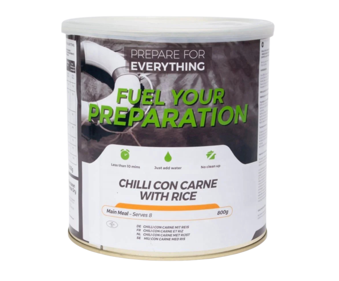 Emergency Food Chili Con Carne mit Reis