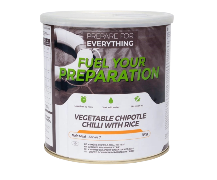 Emergency Food Gemüse-Chili mit Reis – Dose