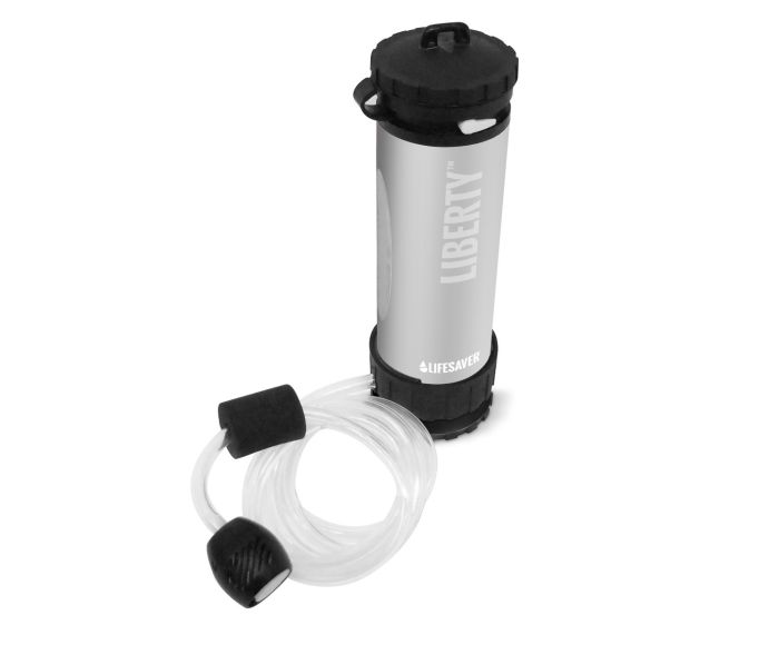Lifesaver Liberty 2000 Silver - Trinkflasche mit Wasserfilter main product photo