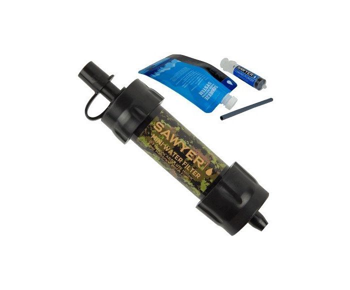Sawyer Mini camo SP107 waterfilter main product photo