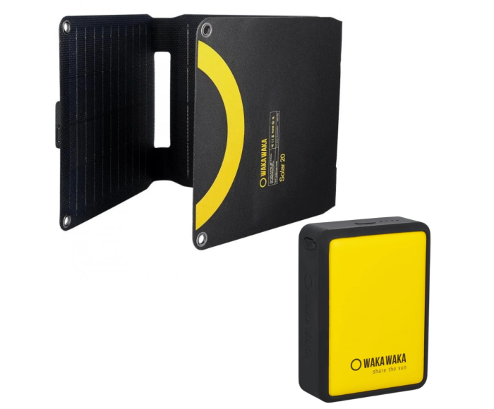 WakaWaka Solar 20 + Power 20 – mobiles Solar-Set main product photo
