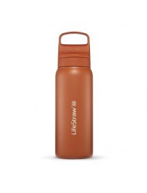 LifeStraw Go 2.0 Stainless Steel Bottle – 1L Orange