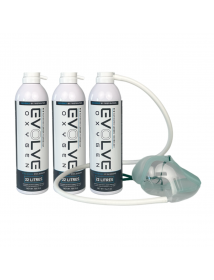 Evolve Oxygen 3x 22L + Sauerstoffmaske