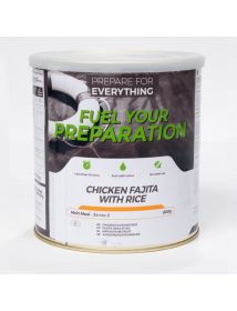 Notnahrung Chicken Fajita mit Reis