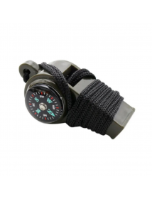 Notfallpfeife mit Kompass und Thermometer