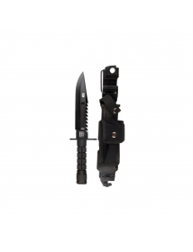 Survival Messer US Military Schwarz