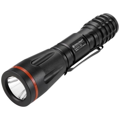 LED Notfalltaschenlampe von Toolcraft - Viel Licht aus einer kompakten taschenlampe