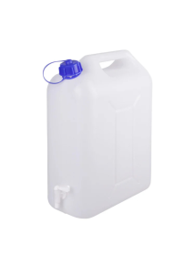10 Liter Kunststoffkanister mit Hahn für Wasser und Lebensmittel 10 Liter Kunststoffkanister mit Hahn für Wasser und Lebensmittel