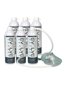 Evolve Oxygen 6x 22L + Sauerstoffmaske