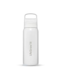 LifeStraw Go 2.0 Stainless Steel Bottle - 1L Weiß LifeStraw Go 2.0 Stainless Steel Bottle - 1L Weiß