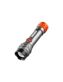 Nebo 450L Flex Oplaadbaar - Compacte zaklamp met een schijnafstand van 237 meter - werkt op de ingebouwde accu of een AA-batterij. Nebo 450L Flex Oplaadbaar - Compacte zaklamp met een schijnafstand van 237 meter - werkt op de ingebouwde accu of een AA-batterij.