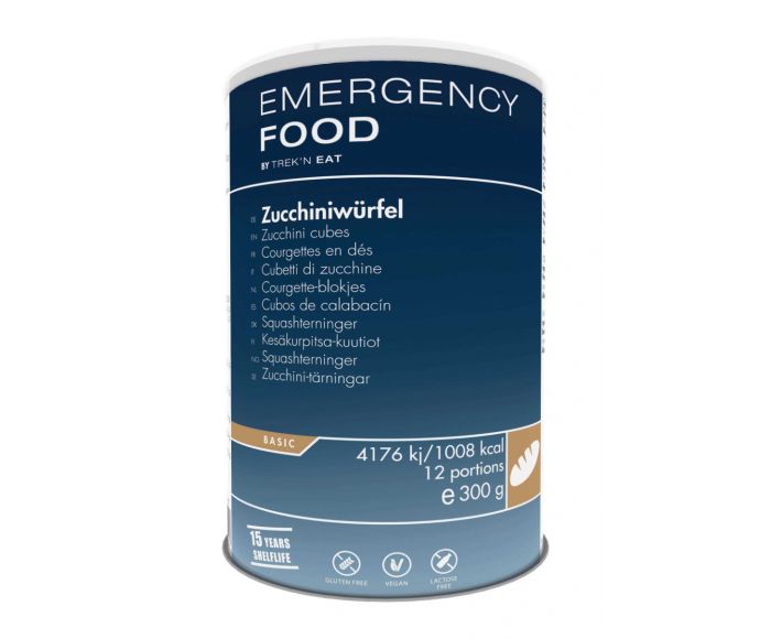 Katadyn Notfallration Zucchiniwürfel Dose main product photo
