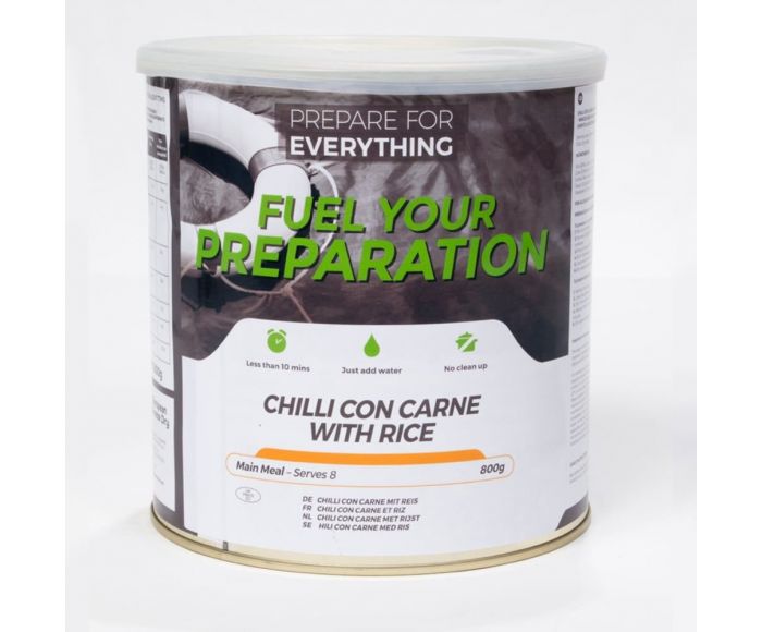 Emergency Food Chili Con Carne mit Reis