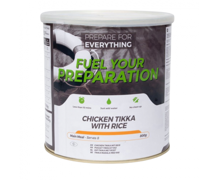 Notnahrung Chicken Tikka mit Reis main product photo