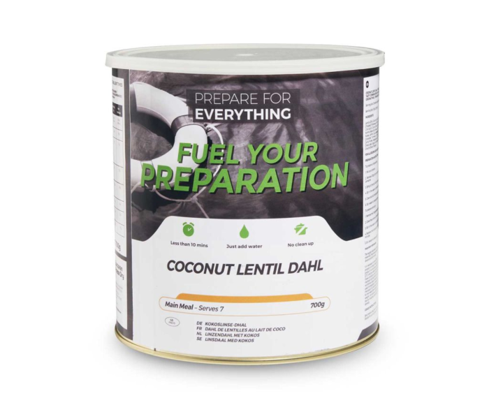 Emergency Food Linsen-Dahl mit Kokosnuss