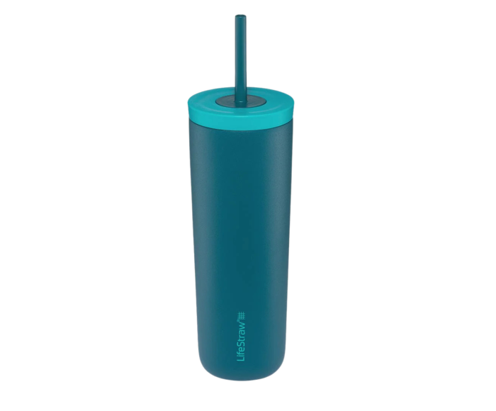 LifeStraw Go Tumbler Edelstahl-Wasserfilter Laguna-Teal
