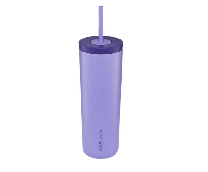 LifeStraw Go Tumbler Edelstahl-Wasserfilter Thistle-Purple