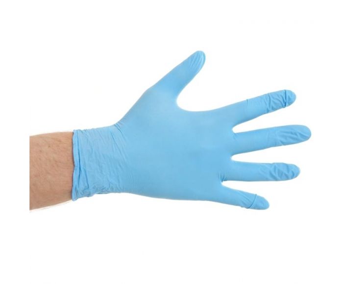 Medizinische Nitril-Handschuhe Puderfrei – Größe L – 100 Stück main product photo