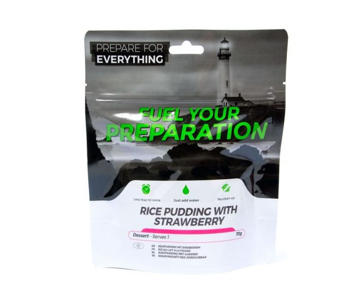 Notration Beutel Milchreis mit Erdbeeren