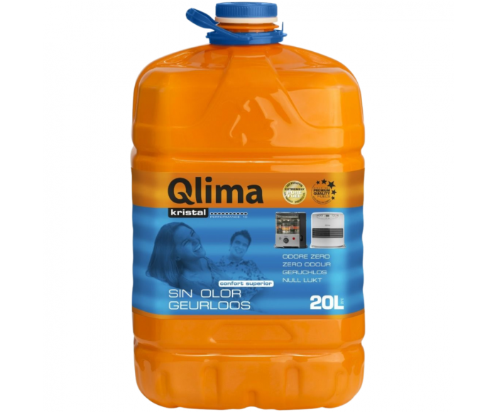 Qlima KRISTAL 20L Petroleumheizung Brennstoff (geruchlos)