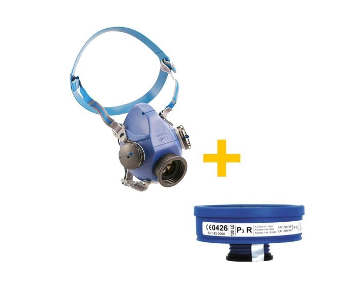 Spasciani ST85 Halbmasken + Partikelfilter LD-P3 R