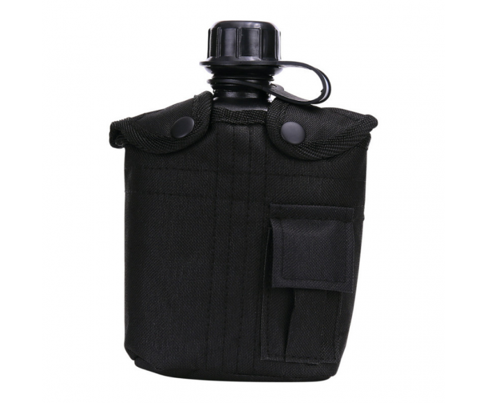 Feldflasche mit schwarzer Hülle main product photo